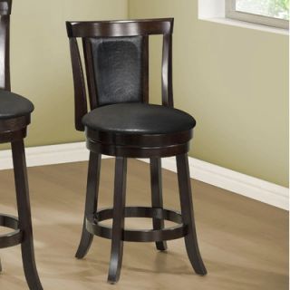 Monarch Specialties Inc. 38.5 Swivel Bar Stool with Cushion I 1288