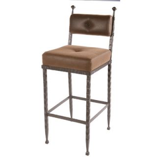 Stone County Ironworks Forest Hill 25 Bar Stool with Cushion 904 197 FBR