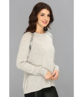 Autumn Cashmere Pleat Back Sequin Raglan Sweater