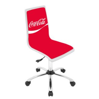 LumiSource Coca Cola Office Chair OFC TM PCOKE BK / OFC TM PCOKE W Color White
