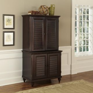 Home Styles Bermuda Compact Computer Cabinet and Hutch 5542 190 / 5543 190 Fi