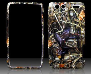 Verizon Motorola Droid Razr Maxx XT913 Tree Oak Camo Duck Rubberized Hard Cover Case Snap on Cell Phones & Accessories