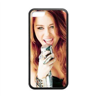 Custom Miley Cyrus New Laser Technology Back Cover Case for iPhone 5C CLP913 Cell Phones & Accessories