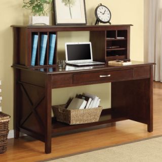 Inspired by Bassett Adeline Desk with Hutch with Lower Storage Shelf BP ALDH5