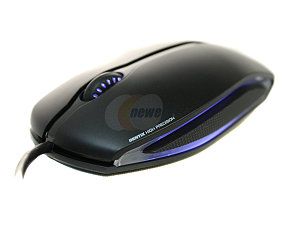 Cherry Gentix Black 3 Buttons 1 x Wheel USB Wired Optical 1000 dpi Illuminated Mouse
