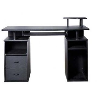 Aosom HomCom Computer Desk with Elevated Shelf A2 0007