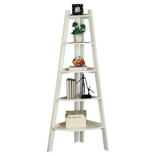 Hokku Designs Kala 63.25 Ladder Bookcase IDF AC6214CH / IDF AC6214WH Finish