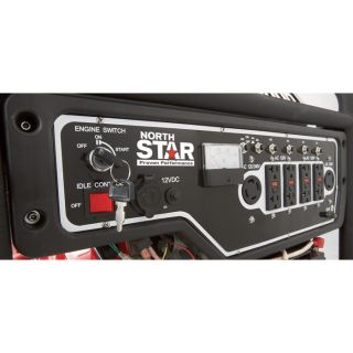 NorthStar Generator — 8000 Surge Watts, 6600 Rated Watts, Electric Start, EPA Phase 3 and CARB-Compliant  Portable Generators