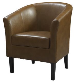 Linon Simon Chair 36077BLK 01 AS U Color Russet