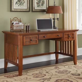 Home Styles Arts and Crafts Executive Writing Desk 88 5180 15 Finish Cottage