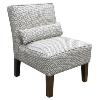Skyline Furniture Cross Section Fabric Slipper Chair 5705CSCHAR