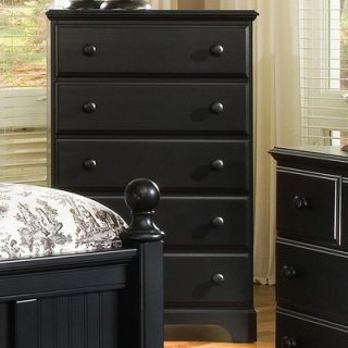 Carolina Furniture Works, Inc. Midnight 5 Drawer Chest 434500