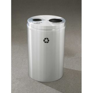 Glaro, Inc. RecyclePro Dual Stream Recycling Receptacle BW 2032  BOTTLES&CANS