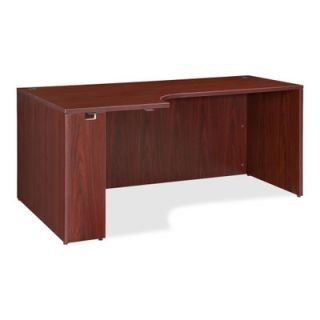 Lorell Corner Credenzas 699 Size 72, Color Mahogany, Orientation Left