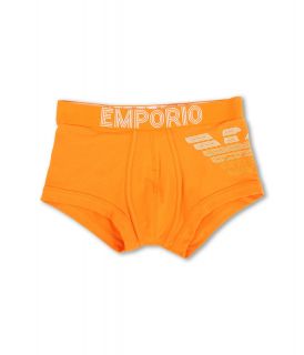 Emporio Armani Big Eagle Stretch Cotton Boxer Brief Mens Underwear (Orange)