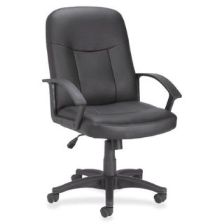 Lorell Mid Back Bonded Leather Managerial Chair LLR84869