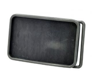 ANTIQUE SILVER Rectangle Belt Buckle Blank   Add your Own Design   Custom DIY Clothing
