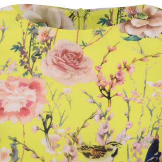 Glamorous Womens Floral Dress   Yellow      Womens Clothing