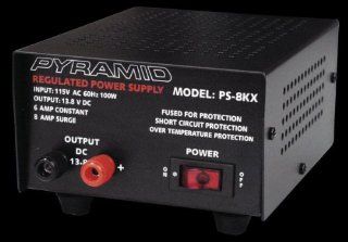 Pyramid PS8KX 6 Amp Power Supply  Vehicle Power Inverters 