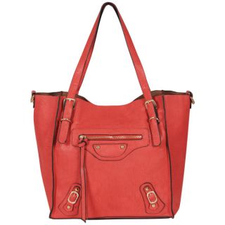 Kris Ana 9191 Soft Shopper Bag   Coral      Womens Accessories
