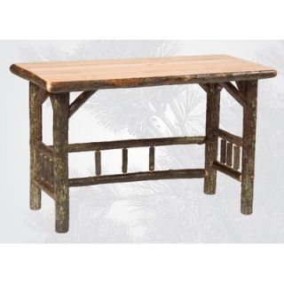 Fireside Lodge Hickory Open Writing Desk 873 Finish Traditional