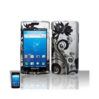 Black Swirl Hard Cover Case for Samsung Captivate SGH I897 Cell Phones & Accessories