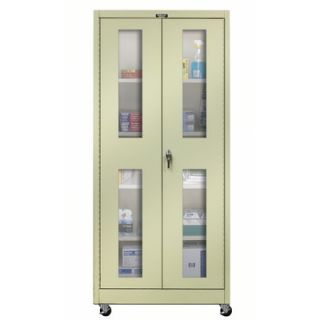 Hallowell 800 Series 36 Mobile Storage Cabinet 815S24SVMA Color Parchment