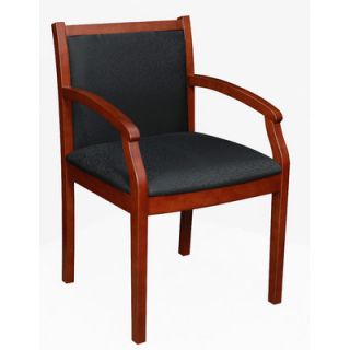 Regency Regent Wood and Fabric Guest Side Chair 9875 Finish Cherry, Fabric 