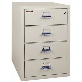 FireKing 4 Drawer Card, Check and Note File 4 2536 C