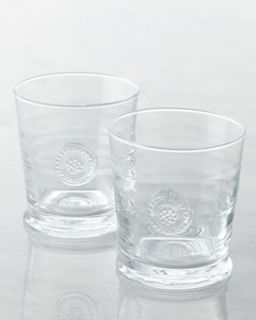Two Berry & Thread Double Old Fashioned Glasses   Juliska