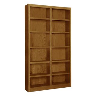 Concepts in Wood Double Wide 84 Bookcase MI4884 Finish Dry Oak