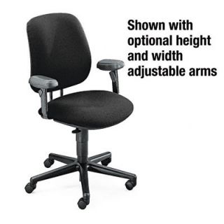 HON 7700 Series Swivel Task Chair HON7701AB10T Fabric Black