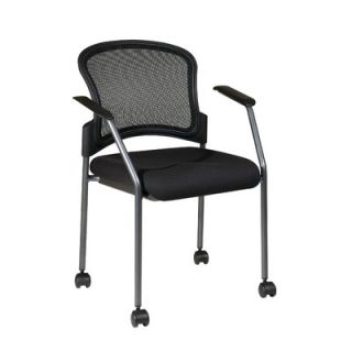 OSP Designs Rolling Visitors Chair with Casters 86740 30