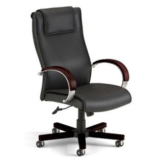 OFM Apex Leather Executive Chair with Arms 560 L, 561 L Back High Back, Acce