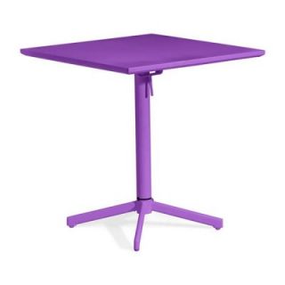 dCOR design Big Wave 27.6 Square Folding Table 70304 Color Purple