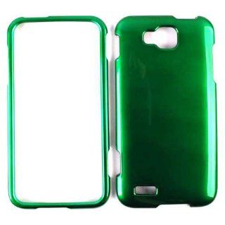 ACCESSORY HARD SHINY CASE COVER FOR SAMSUNG SGH T899 SOLID DARK GREEN Cell Phones & Accessories