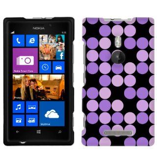 Nokia Lumia 925 Fashion Lavender Dots Phone Case Cover Cell Phones & Accessories