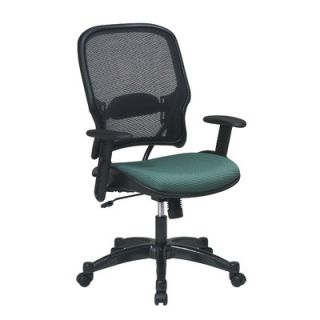 Office Star Mid Back Space Professional Air Grid Back and Fabric Seat Manager