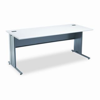 HON The Stationmaster Computer Desk, 72w x 29 1/2d, 29 1/2h, Gray Patterned H