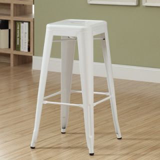Monarch Specialties Inc. Cafe 30 Bar Stool I 240 Color White Glossy