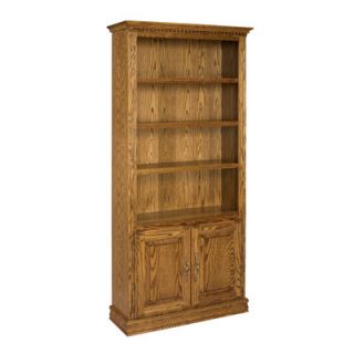 A&E Wood Designs Britania 72 Bookcase 3672BRITWDOORS Finish Dark