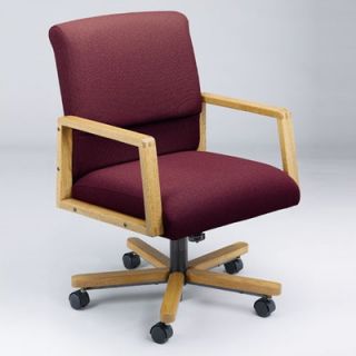 Lesro Bristol Series Low Back Office Chair with Arms B1201X7