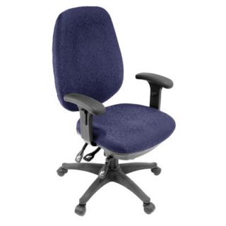Regency Precision Mid Back Ergonomic Task Chair 2707 Fabric Blue