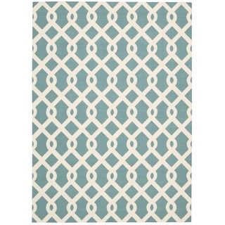 Nourison Waverly Sun And Shade Poolside Blue Rug (2 X 3)
