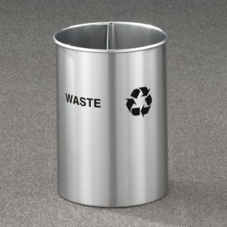 Glaro, Inc. RecyclePro Dual Stream Open Top Recycling Receptacle RO 266 SA WASTE