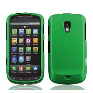 Samsung Galaxy S Aviator R930 R 930 Green Rubber Feel Snap On Hard Protective Cover Case Cell Phone Cell Phones & Accessories