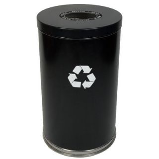 Witt 18 W Single Stream Recycling Unit with One Opening 18RTXX 1H Color Black