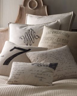 Vintage Letter Pillow   French Laundry Home