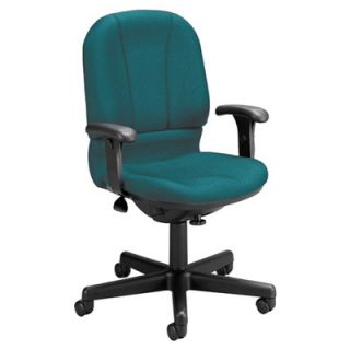 OFM Posture Mid Back Confrence Chair with Arms 640 Finish Teal