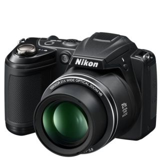 Nikon Coolpix L120 Digital Camera   Black (14MP, 21x Optical Zoom) 3 Inch LCD Refurbished      Electronics
